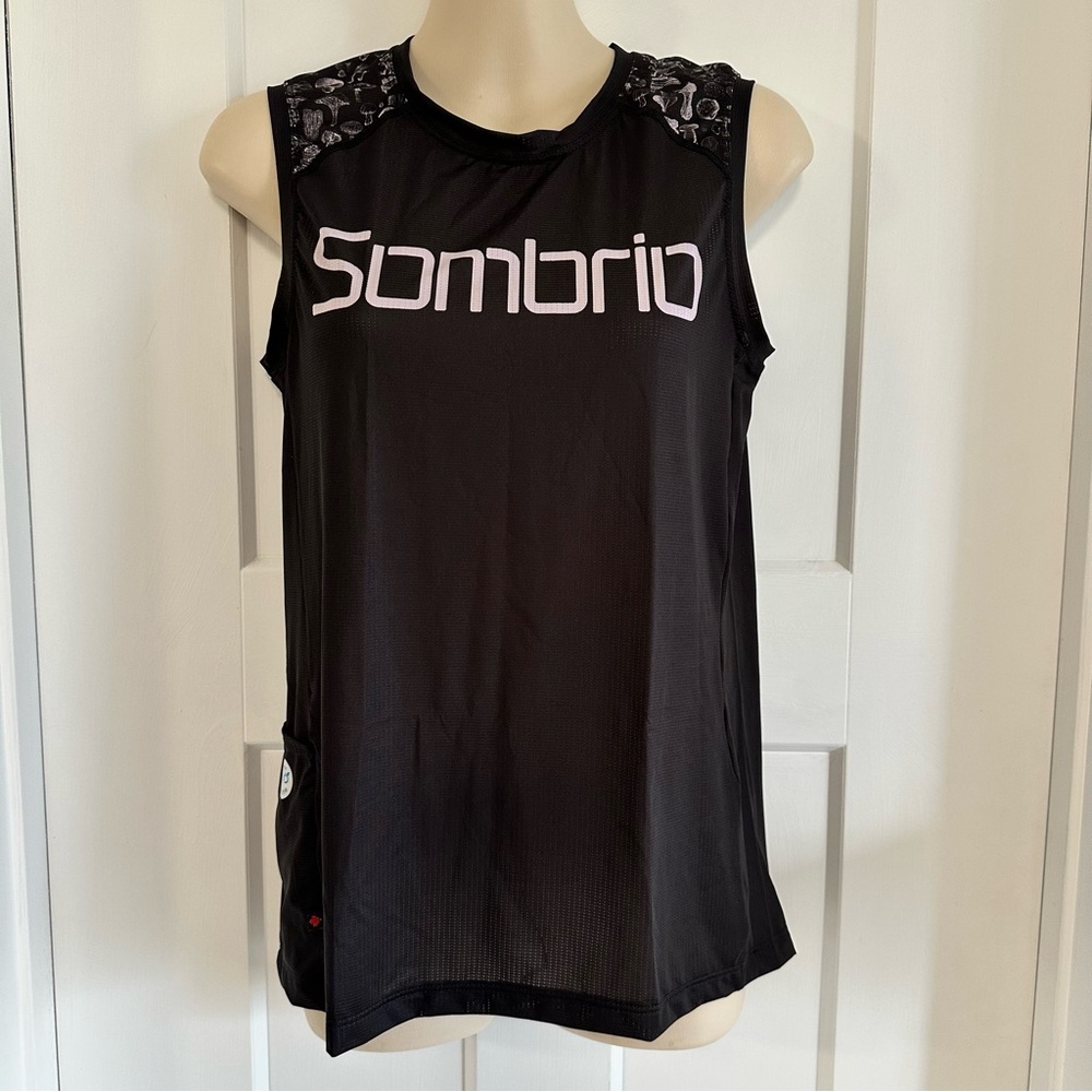 NWT! Women’s SOMBRIO Valley Sleeveless Mtb Jersey Sz Large Black Lilac